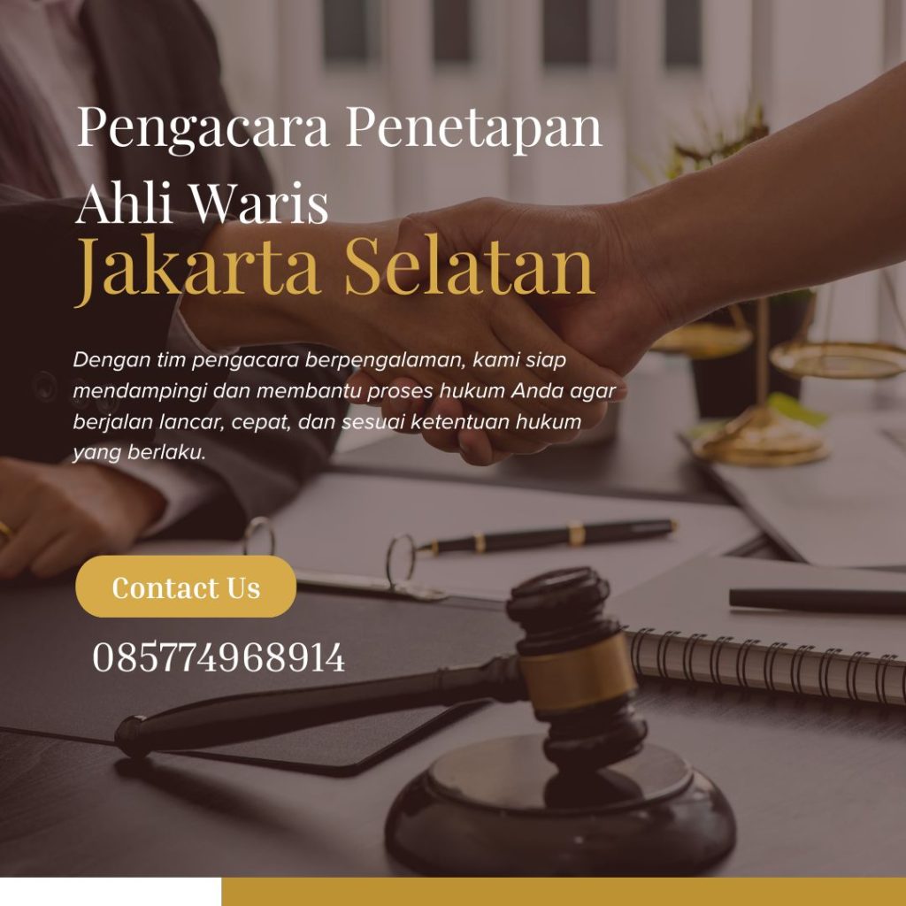 Pengacara Penetapan Ahli Waris Jakarta Selatan